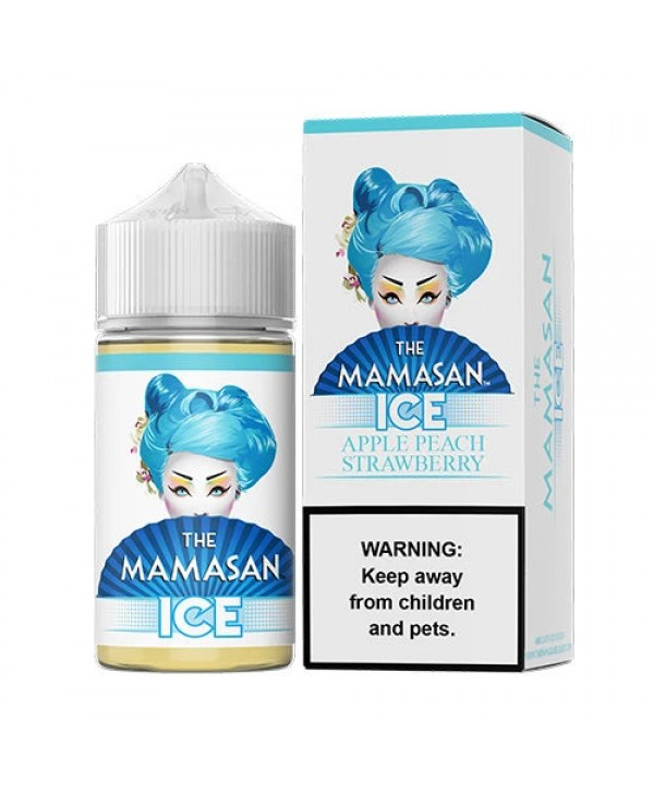 Apple Peach Strawberry Ice 60ml Vape Juice - Mamasan