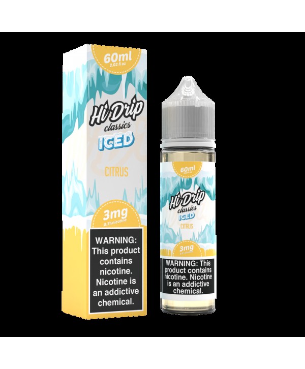 Citrus Iced 60ml Vape Juice - Hi Drip