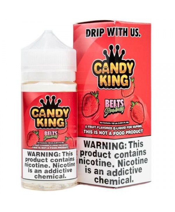 Candy King Belts Synthetic Nicotine 100ml Vape Juice