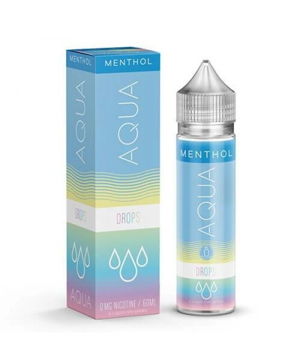 Aqua Synthetic Nicotine Drops Menthol 60ml Vape Juice