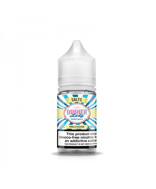 Vanilla Custard 30ml TF Nic Salt Vape Juice - Dinner Lady Salts