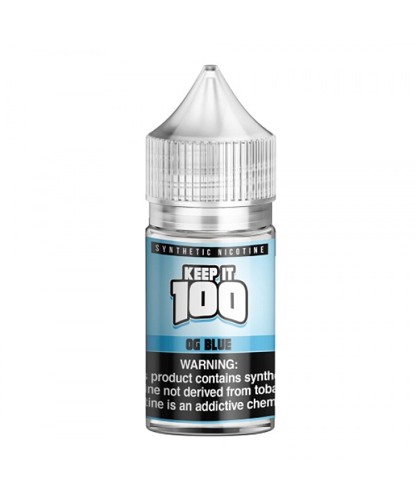 OG Blue 30ml Synthetic Nicotine Salt Vape Juice - Keep It 100