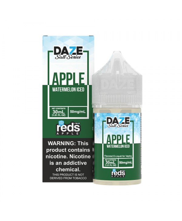 Watermelon ICED 30ml TF Nic Salt Vape Juice - Red's Apple