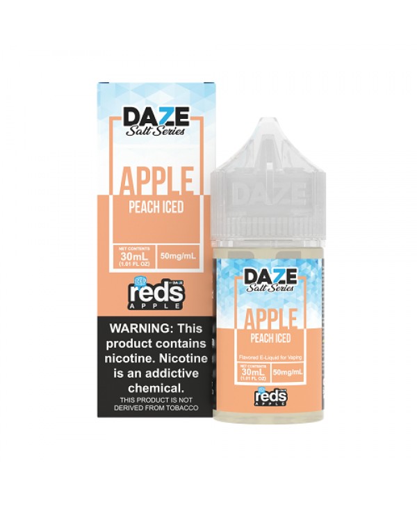 Peach ICED 30ml TF Nic Salt Vape Juice - Red's Apple