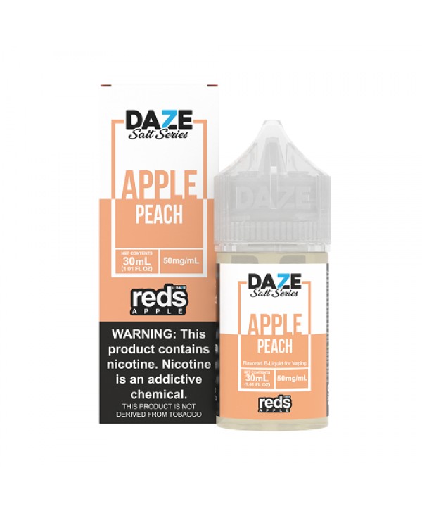 Peach 30ml TF Nic Salt Vape Juice - Red's Apple