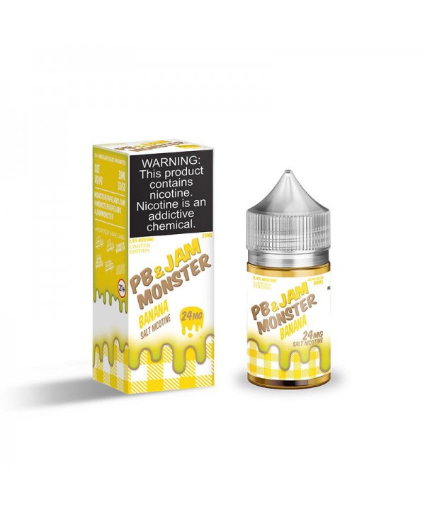 Jam Monster Salts Banana PB&J 30ml Nic Salt Vape Juice