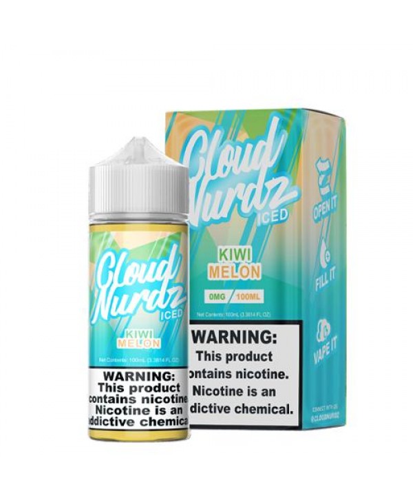 Cloud Nurdz Kiwi Melon ICED 100ml Vape Juice