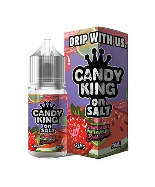 Candy King Strawberry Watermelon Bubblegum Synthetic Nicotine 30ml Nic Salt Vape Juice