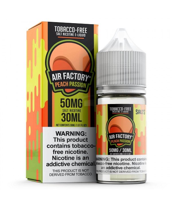 Peach Passion 30ml TF Nic Salt Vape Juice - Air Factory