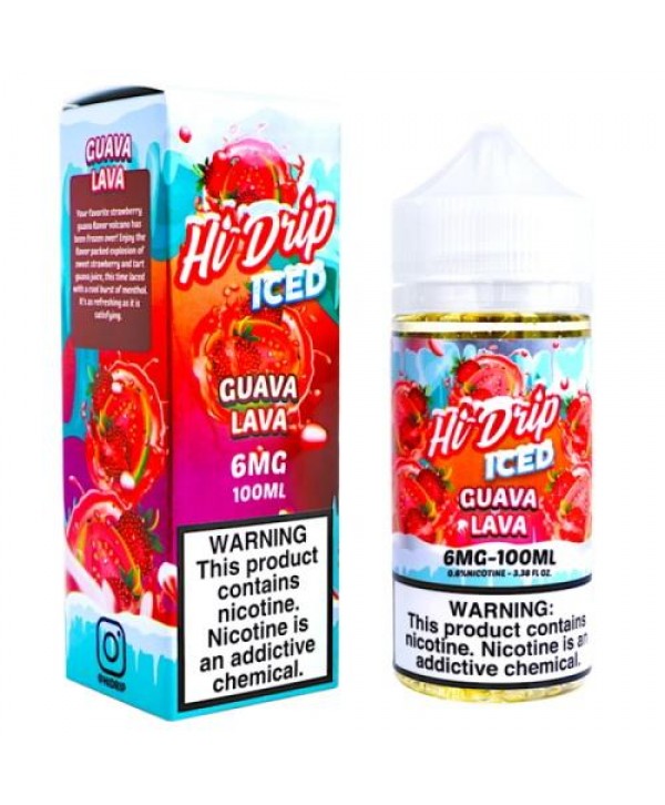 Hi-Drip Iced 100ml Guava Lava Vape Juice