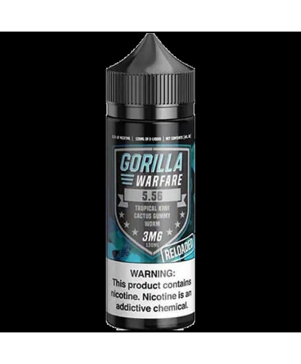 5.56 Reloaded 120ml Vape Juice - Gorilla Warfare