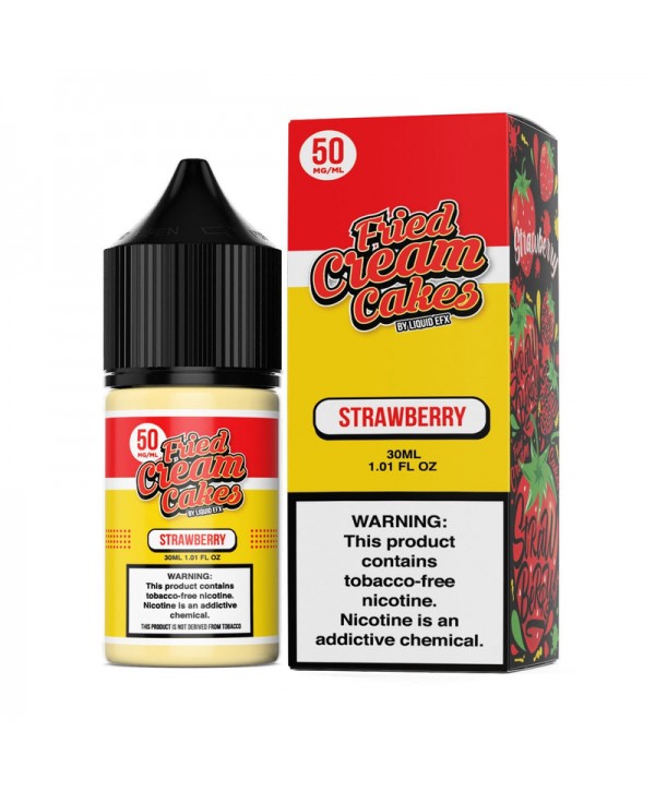 Fried Cream Cakes Strawberry 30ml Nic Salt Vape Juice