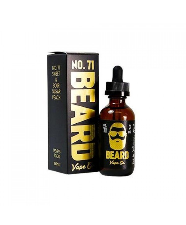 Beard Vape Co No. 71 - Sweet & Sour Sugar Peach (60ml)