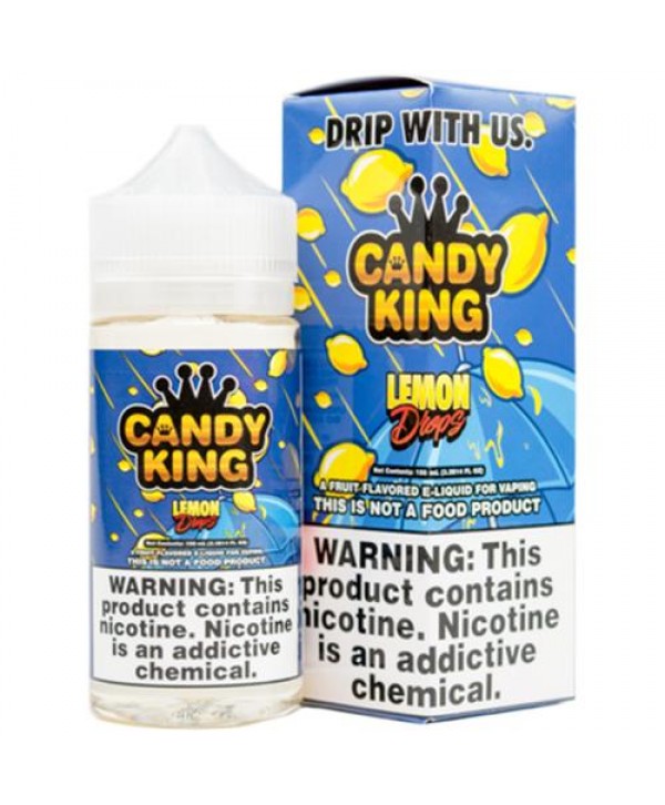 Candy King Lemon Drops Synthetic Nicotine 100ml Vape Juice