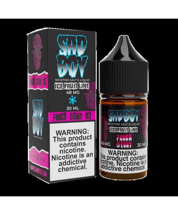 Sadboy Salts Punch Berry Ice 30ml Nic Salt Vape Juice