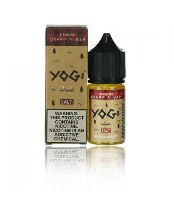 Yogi Salts Strawberry Granola Bar 30ml Vape Juice