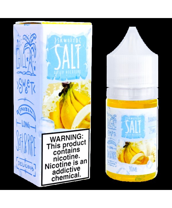 Skwezed Salts Banana Ice 30ml Nic Salt Vape Juice