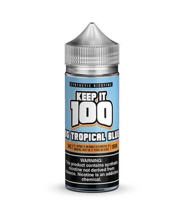 OG Tropical Blue 100ml Synthetic Nicotine Vape Juice - Keep It 100