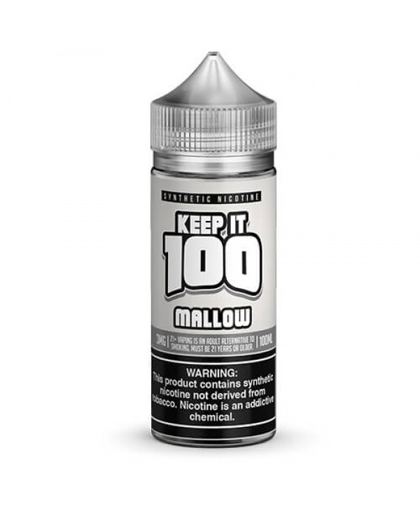 Mallow 100ml Synthetic Nicotine Vape Juice - Keep It 100