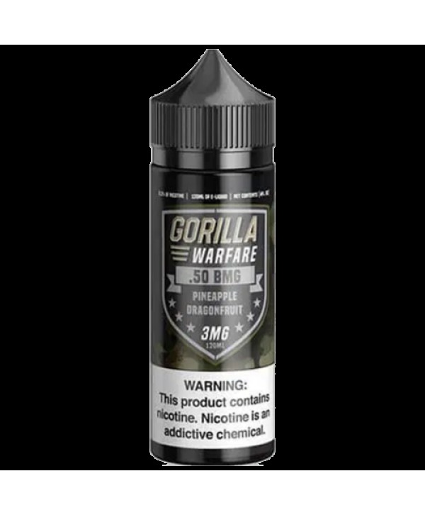 .50 BMG 120ml Vape Juice - Gorilla Warfare