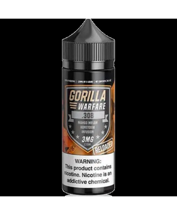 .308 Reloaded 120ml Vape Juice - Gorilla Warfare