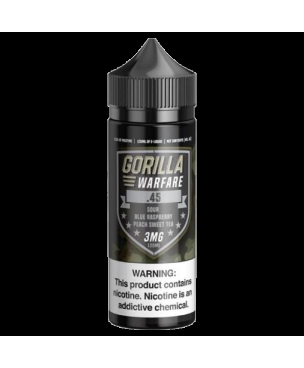 .45 120ml Vape Juice - Gorilla Warfare