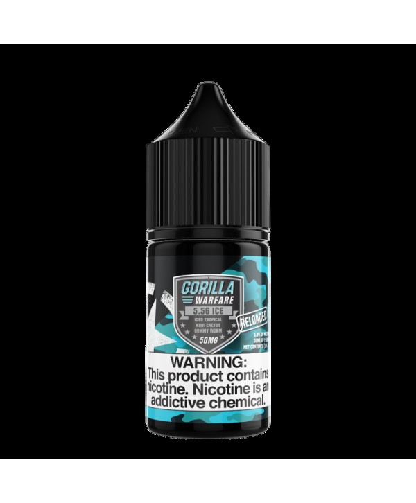 5.56 Iced Reloaded 30ml Nic Salt Vape Juice - Gorilla Warfare