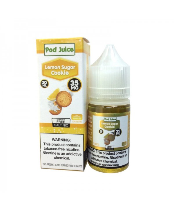 Pod Juice Lemon Sugar Cookies 30ml Nic Salt Vape Juice