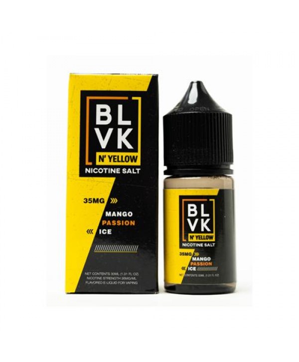 BLVK N'Yellow Salts Mango Passion Ice 30ml Nic Salt Vape Juice