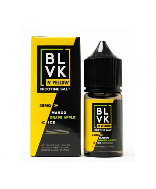 BLVK N'Yellow Salts Mango Grape Apple Ice 30ml Nic Salt Vape Juice