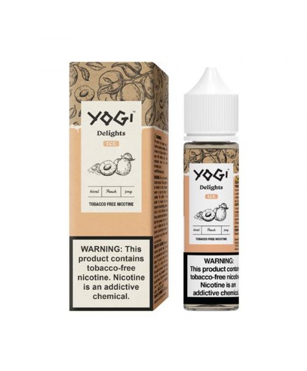 Peach Ice 60ml Vape Juice - Yogi