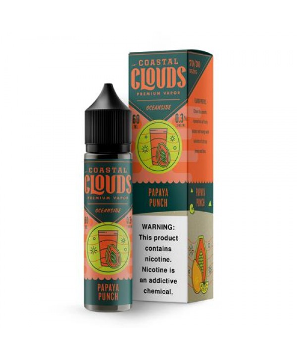 Coastal Clouds Oceanside Papaya Punch 60ml Vape Juice