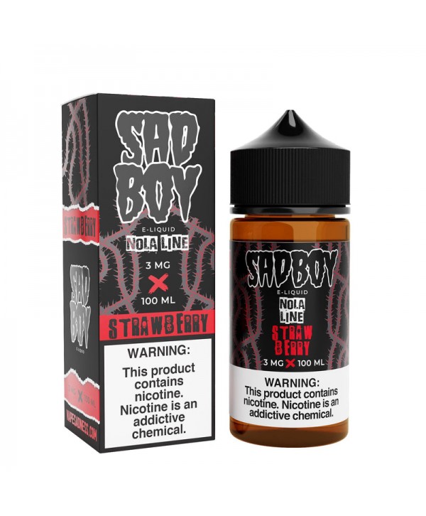 Sadboy Strawberry Nola 100ml Vape Juice