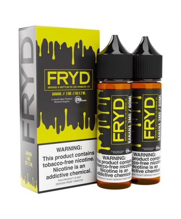 FRYD Twin Pack Banana 2x 60ml TF Vape Juice