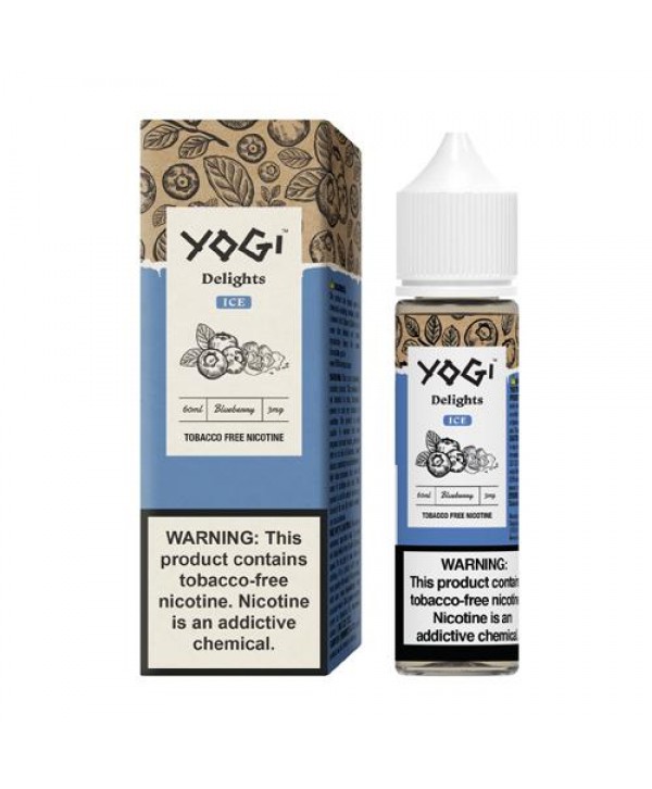 Blueberry Ice 60ml Vape Juice - Yogi