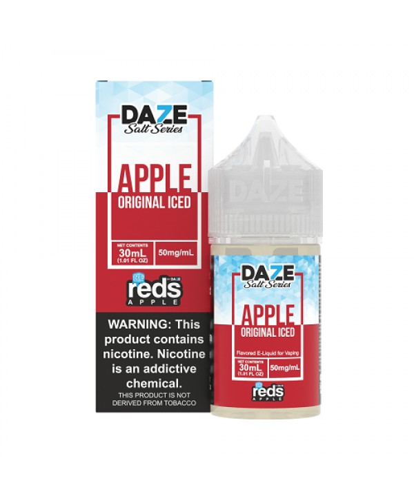 Original ICED 30ml TF Nic Salt Vape Juice - Red's Apple