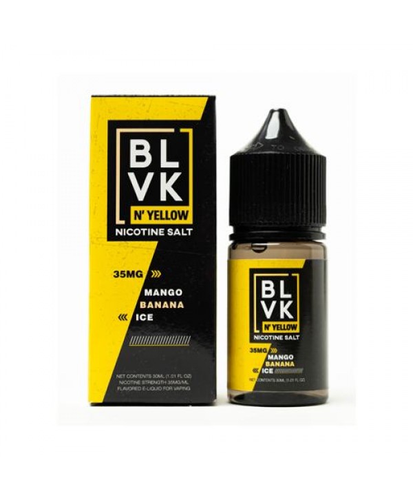 BLVK N'Yellow Salts Mango Banana Ice 30ml Nic Salt Vape Juice