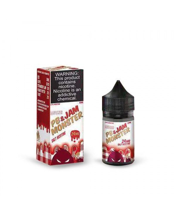 Jam Monster Salt Strawberry PB&J 30ml Nic Salt Vape Juice