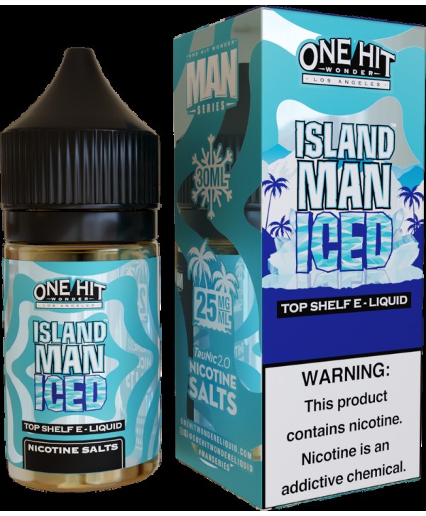 One Hit Wonder Island Man Iced 30ml Nic Salt Vape Juice