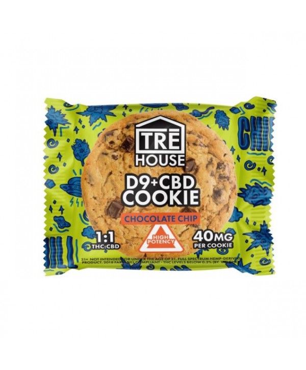 TRE House Delta 9 + CBD Chocolate Chip Cookie