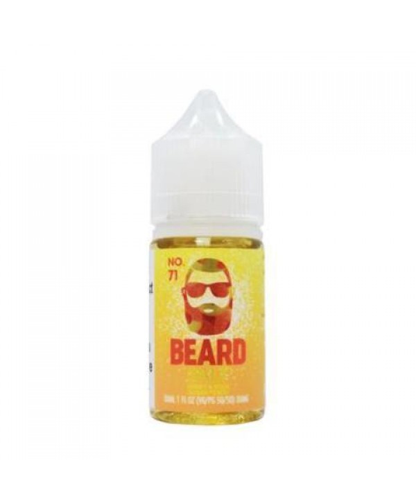 Beard Vape Co Salts No. 71 Sweet & Sour Sugar Peach 30ml Nic Salt Vape Juice