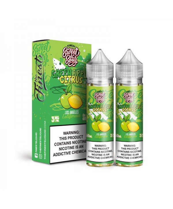 The Finest Green Apple Citrus 2x 60ml Vape Juice