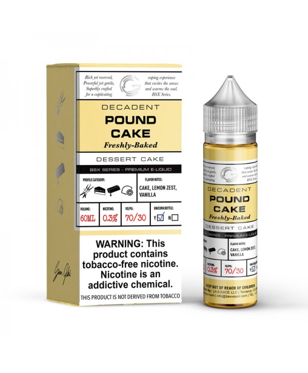 Pound Cake 60ml - Glas Basix