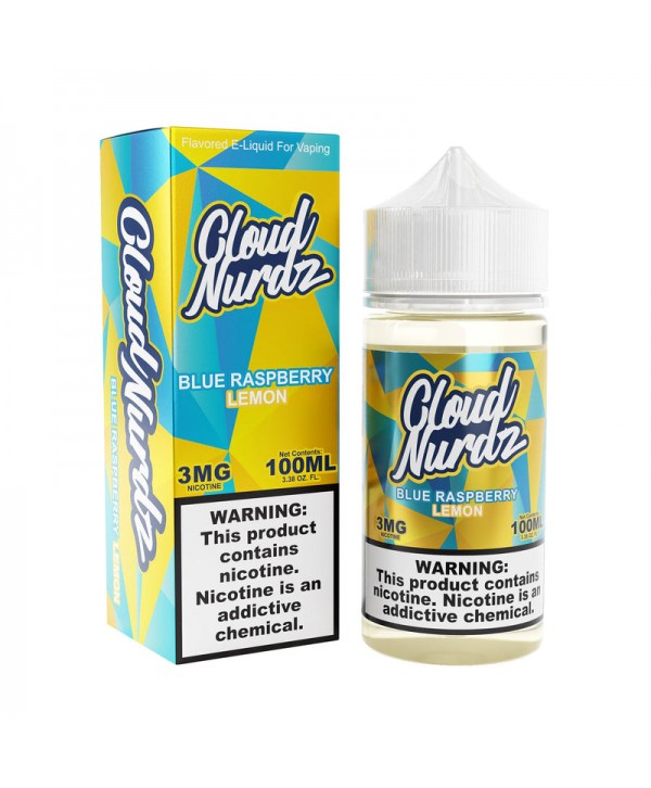 Blue Raspberry Lemon 100ml Vape Juice - Cloud Nurdz