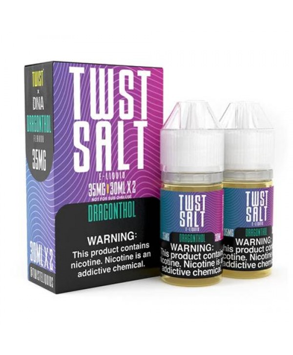 Dragonthol 2x 30ml (60ml) Nic Salt Vape Juice - Twist E-Liquids
