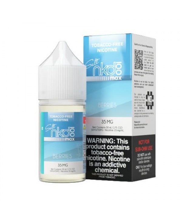 NKD 100 MAX Salts Berries Ice 30ml Nic Salt Vape Juice (TF)