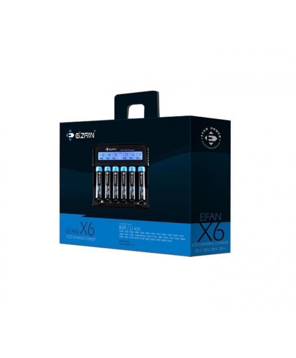 E-Fan X6 6 Bay Battery Charger