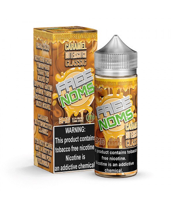 Caramel Butterscotch Classic TF 120ml Vape Juice - Free Noms