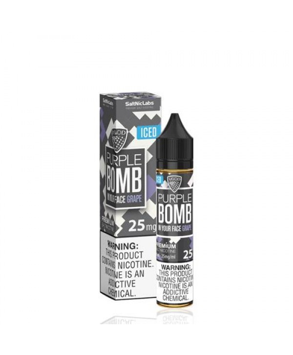 VGOD SaltNic Purple Bomb ICED 30ml Nic Salt Vape Juice