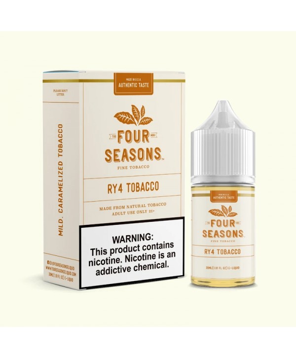 Four Seasons E-Liquids RY4 Tobacco 30ml Vape Juice